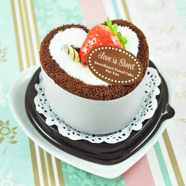 Love is Sweet Sweetheart Towel Cakes