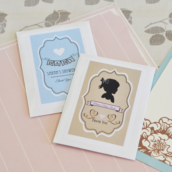Vintage Baby Personalized Seed Packets