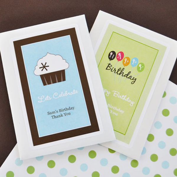 Personalized Birthday Seed Packets