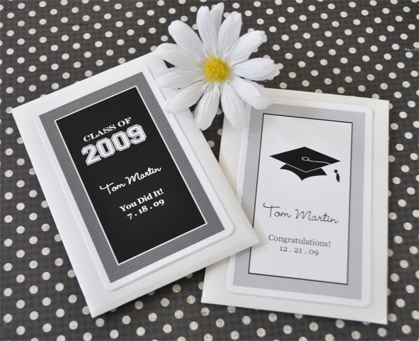 Hats off to You Personalized Graduation Seed Packets