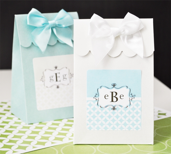 Sweet Shoppe Candy Boxes - Mod Monogram (set of 12)