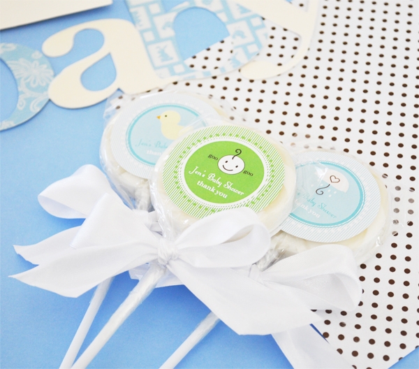 Something Sweet Baby Personalized Lollipop Favors
