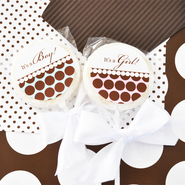 It's a Boy/Girl Lollipop Favors