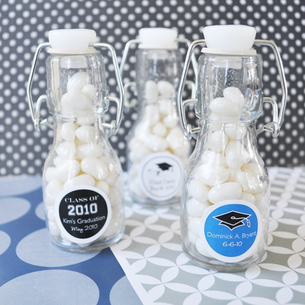 Graduation Personalized Mini Glass Bottles