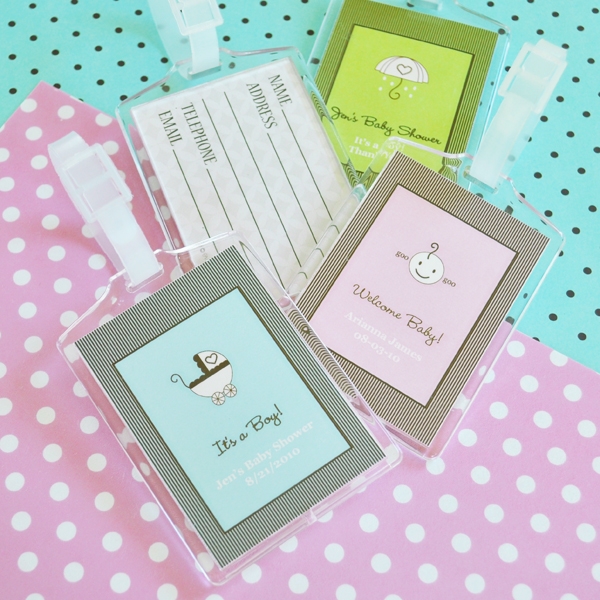 Baby Shower Acrylic Luggage Tags