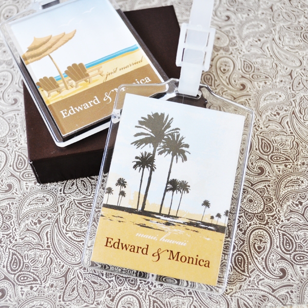Elite Design Personalized Acrylic Luggage Tags