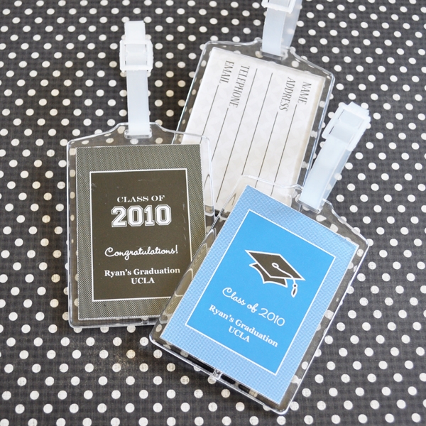 Graduation Acrylic Luggage Tags