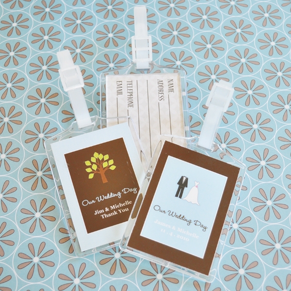 Theme Acrylic Luggage Tags