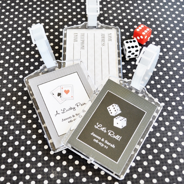 Vegas Acrylic Luggage Tags