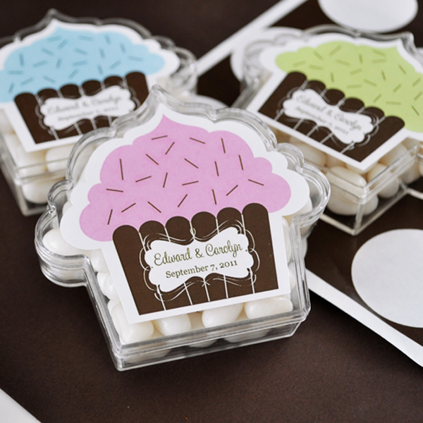 Cupcake Acrylic Favor Boxes