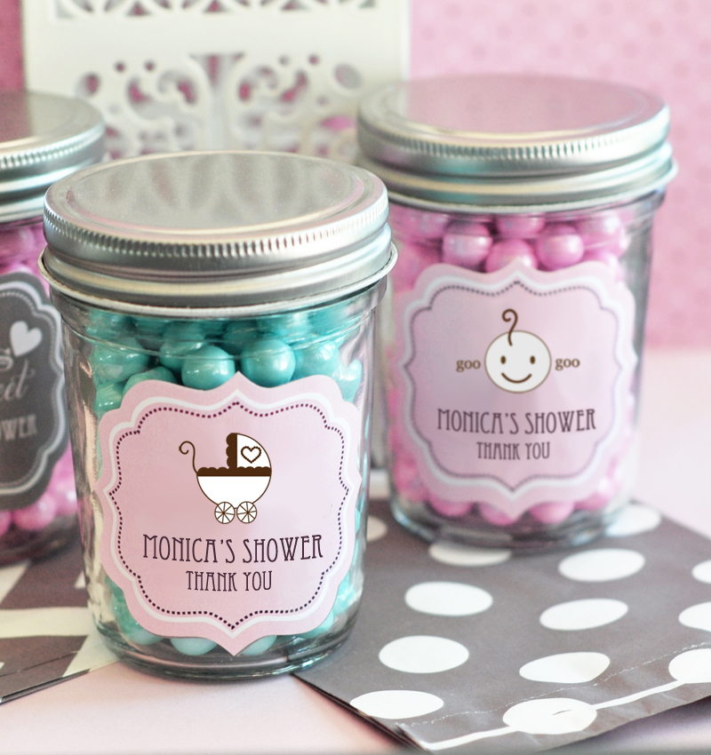 Baby Shower Mini Mason Jars