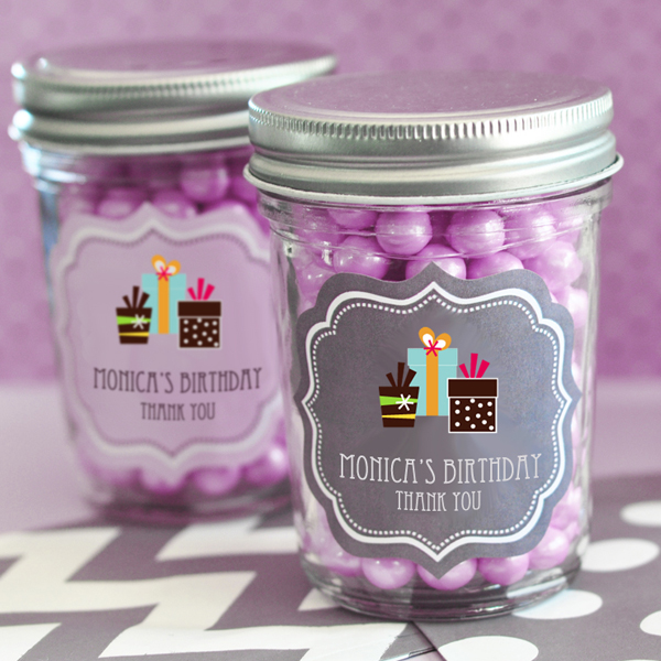 Birthday Mini Mason Jars
