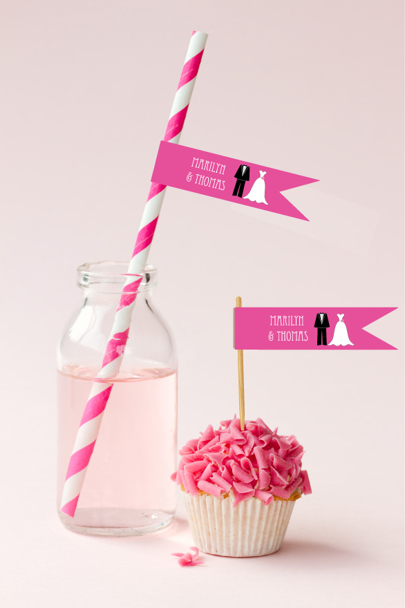 Personalized Theme Flag Labels