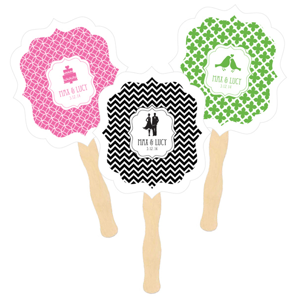 Personalized Paddle Fans - MOD Pattern Theme