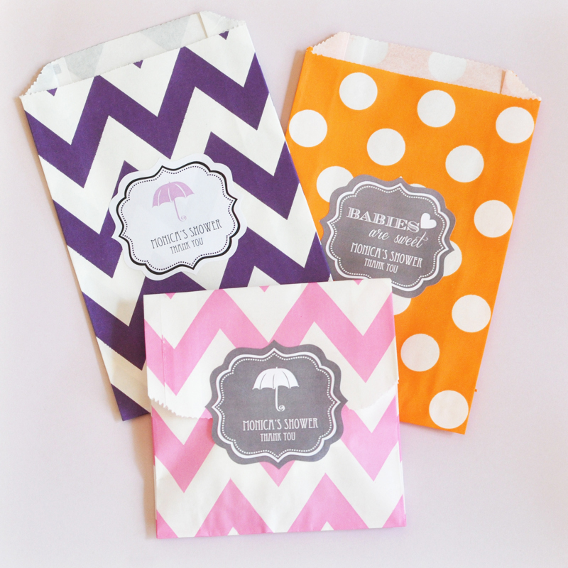 "Babies are Sweet" Personalized Goodie Bags (set of 12)