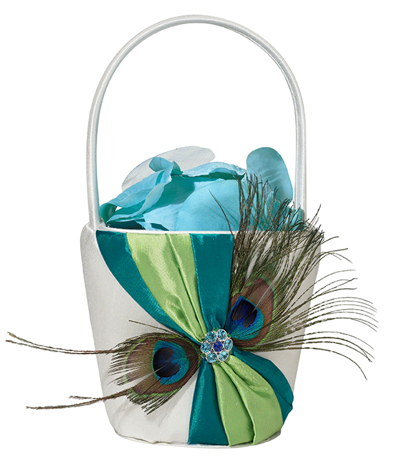 Peacock Flower Basket