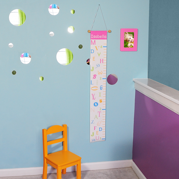 Pink Alphabet Growth Chart