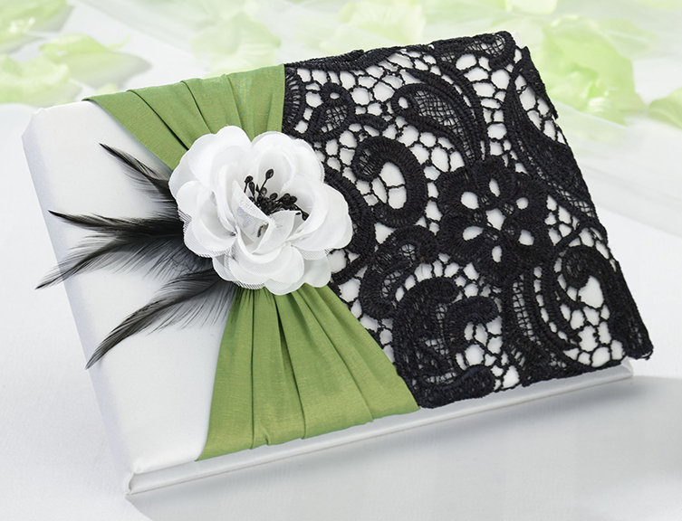 Green & Black Guestbook