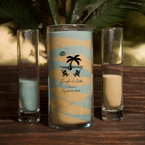 Personalized Sand Unity Vase Set