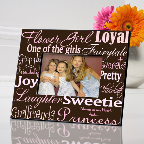 Personalized Flower Girl Frames (7 Available Colors)