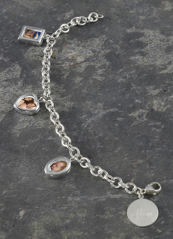 Personalized Precious Photos Charm Bracelet