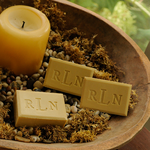 Personalized Luxury Spa Soap Trio - Green Tea & Olive Oil