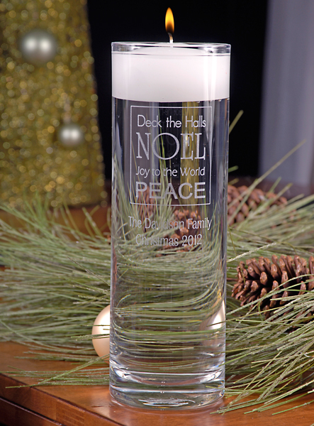 Deck the Halls Floating Candle