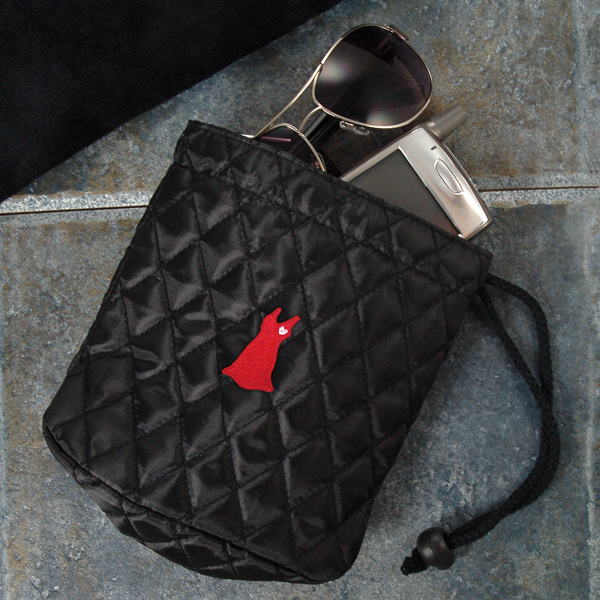 Heart Awareness Quilted Carrying Pouch
