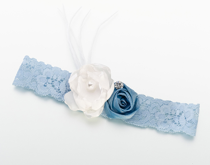 Vintage Garter - Blue