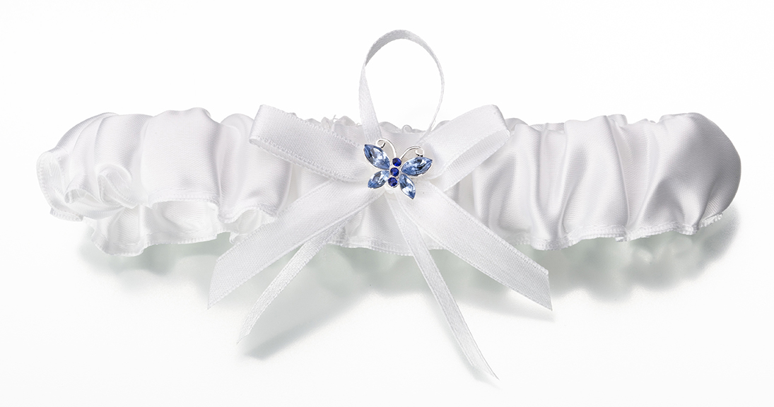 Blue Butterfly Garter