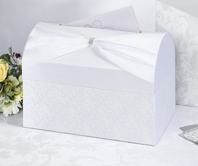 White Reception Gift Card Box