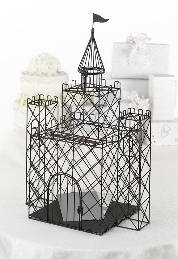 Metal Castle Card Box