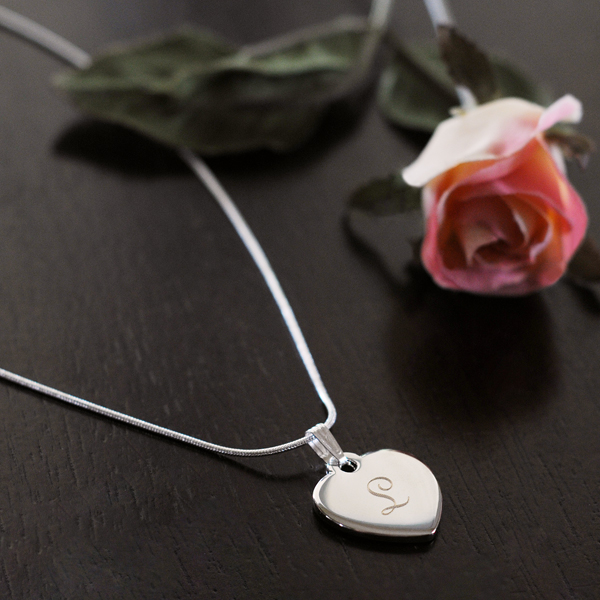 Personalized Heart Necklace