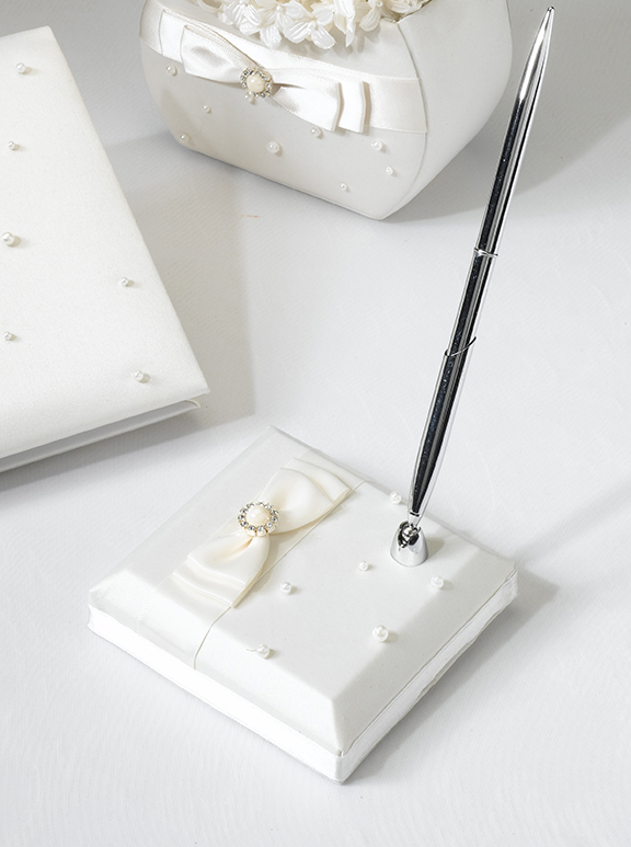 Scattered Pearl Pen Set-Ivory