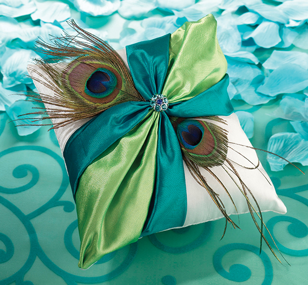 Peacock Ring Pillow