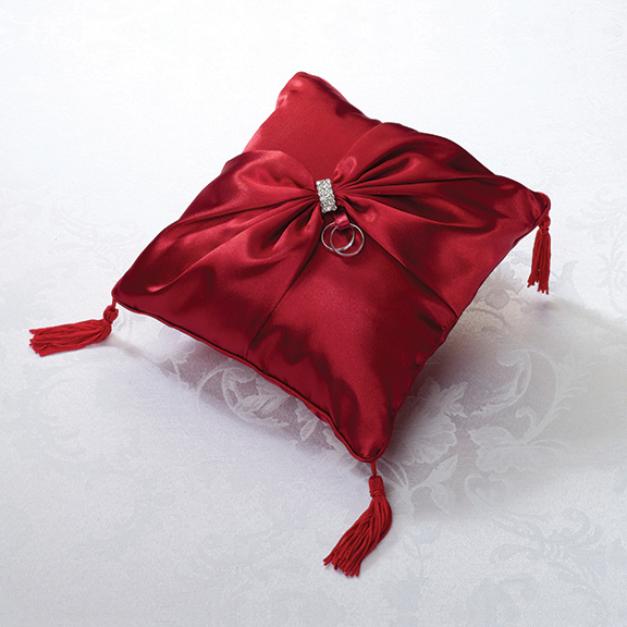 Diamond Red Ring Pillow