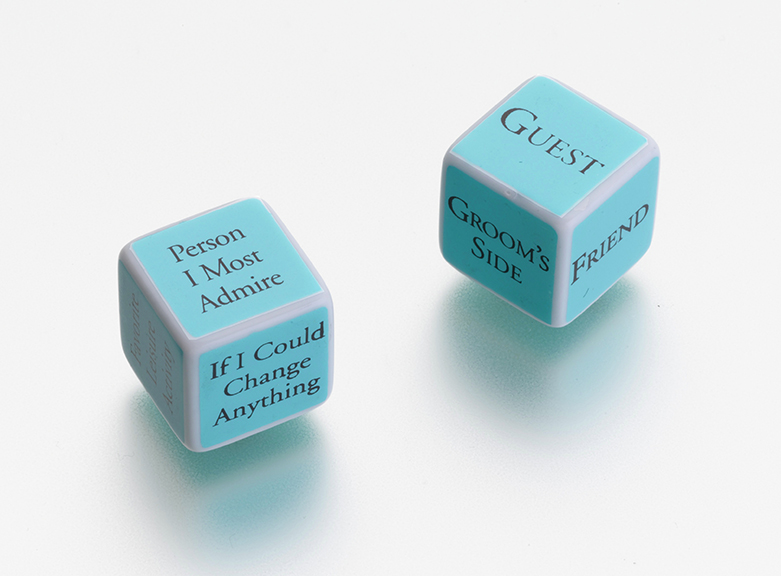 Bridal Shower Game Dice