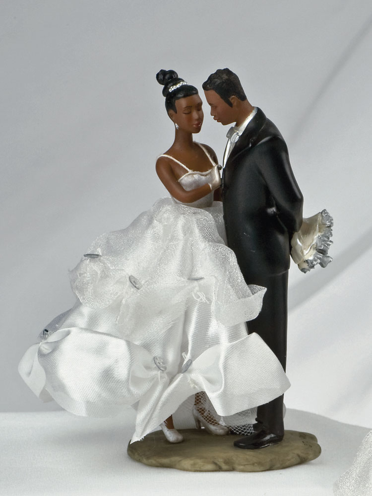 African-American Figurine Cake Topper