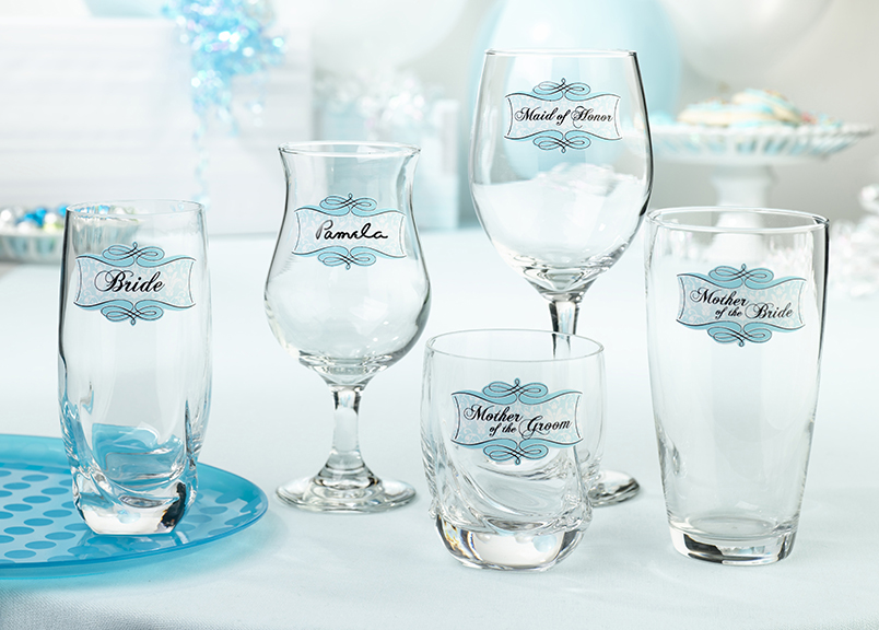 Bridal Shower Glass Clings (Set of 20)