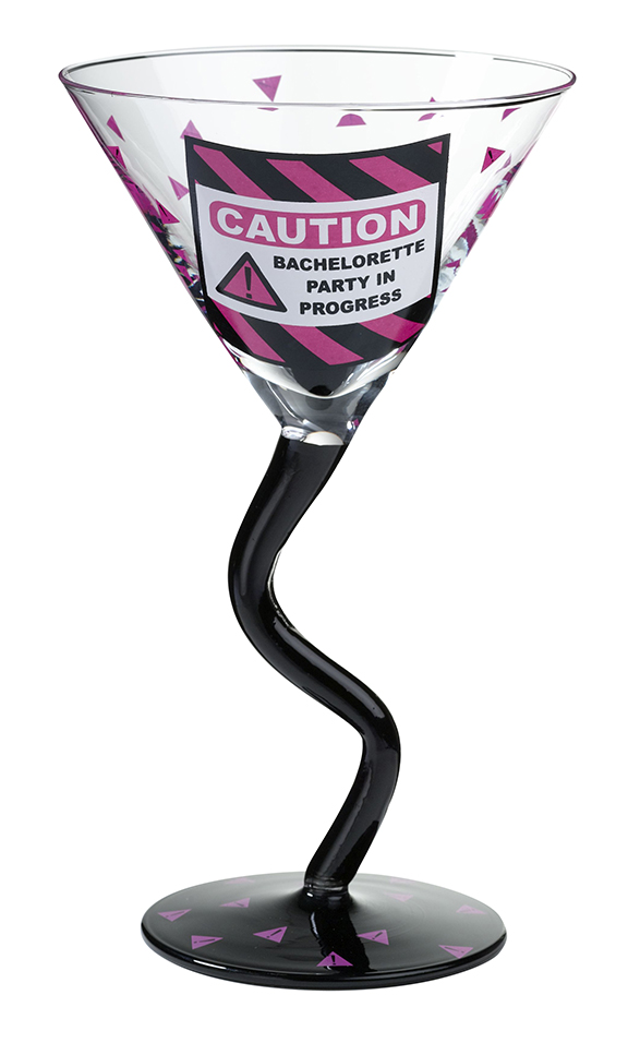 Bachelorette Martini Glss