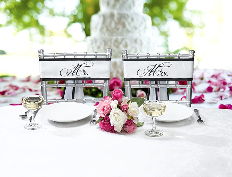Mr & Mrs Chair Sashes