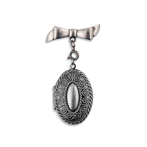 Love Locket - Antique Silver