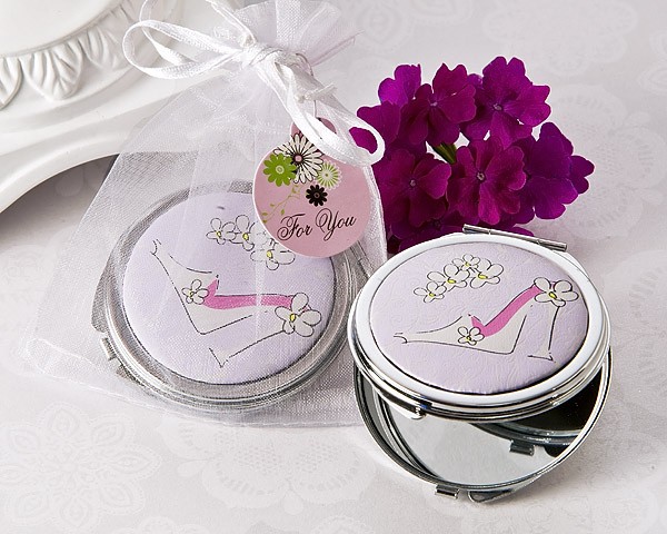"Sassy Stiletto" High Heel Compact Mirror Favor