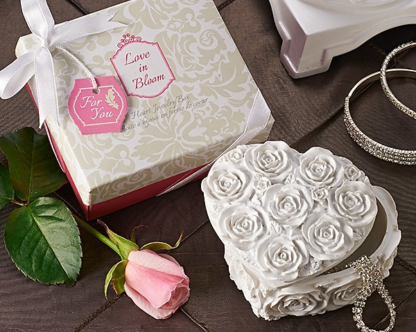 "Love in Bloom" Heart Jewelry & Trinket Box