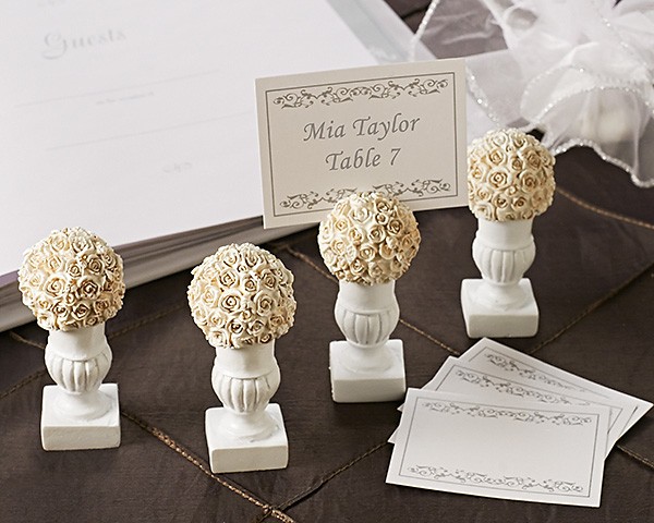 "Rose Blossoms� Place Card/Photo Holder (4 Pack)