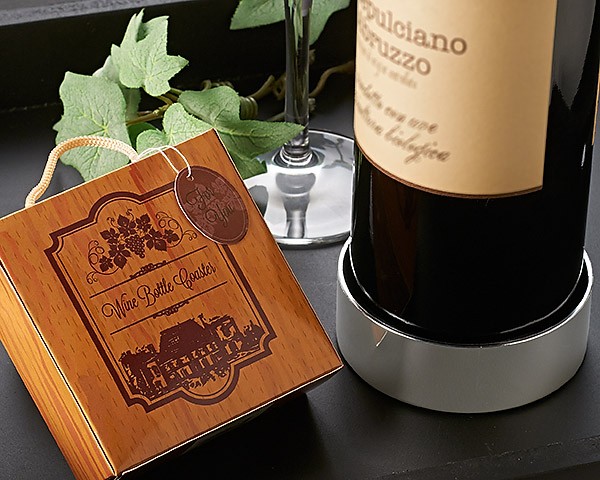 "Vineyard Estate" Wine Bottle Coaster