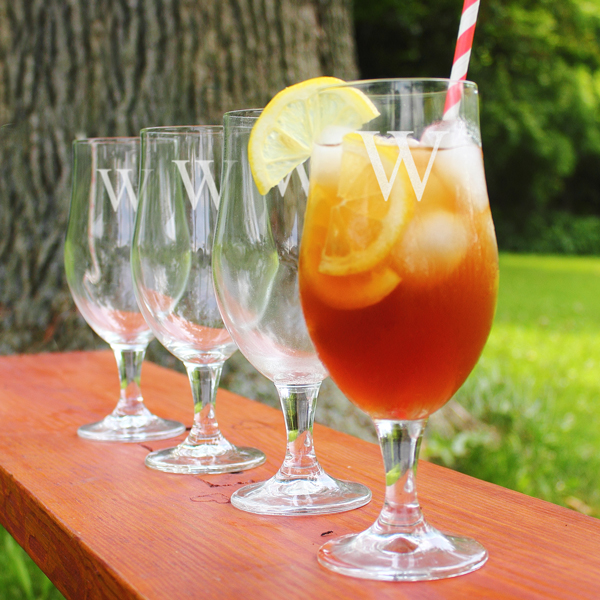 Personalized Stemmed Goblets (Set of 4)