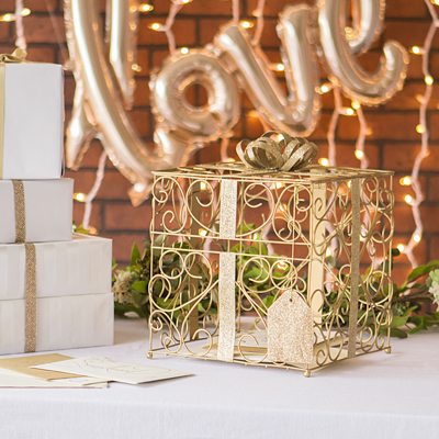 Gold Reception Gift Card Holder
