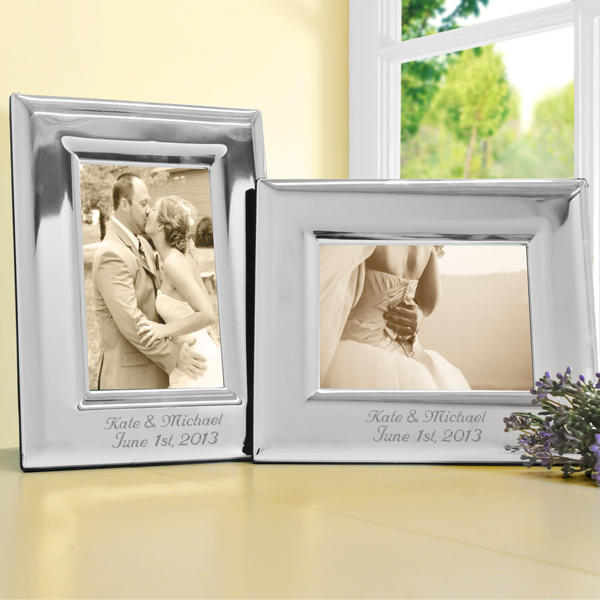 Personalized  Elegant Silver Picture Frames