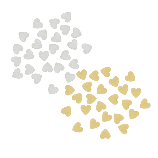Wood Hearts for Heart Drop Guest Book. Set of 25 pc.